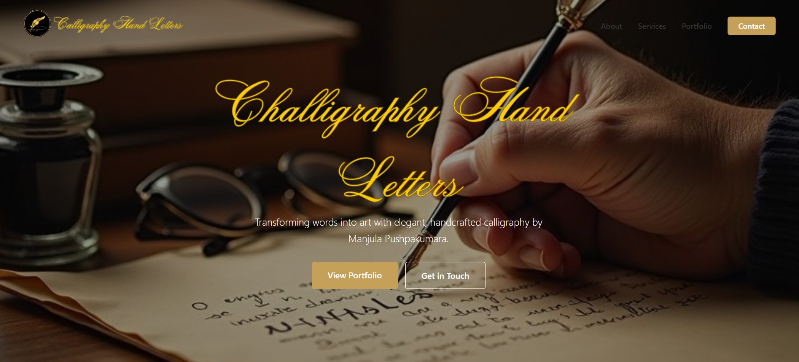 Challigraphy Hand Writing