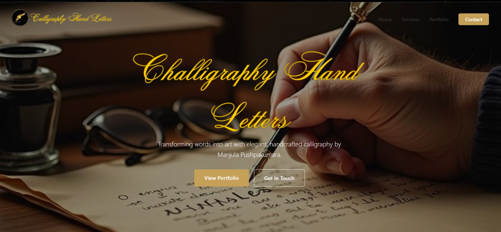 Challigraphy Hand Writing 1